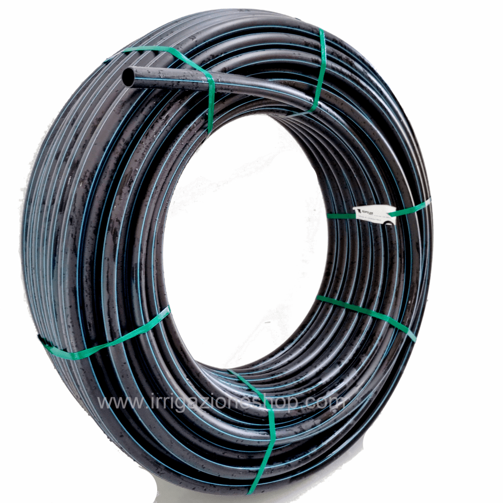 Tubo De Polietileno Para Sistemas De Riego Rollo 100 Mt. - MODELO PN16